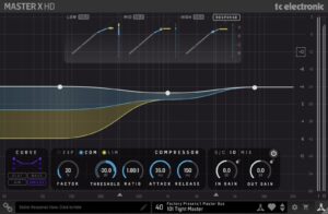 TC Electronic MASTER X HD Easy Multiband Dynamics