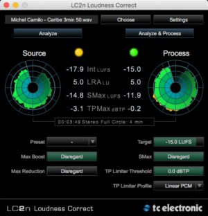 TC Electronic LC2 Stereo Loudness Corrector