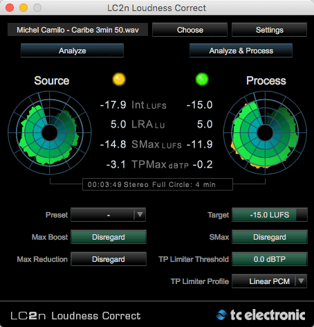 TC Electronic LC2 Stereo Loudness Corrector