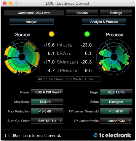 TC Electronic LC6N LOUDNESS CORRECT