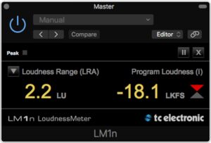 TC Electronic LM1 Stereo Loudness Meter