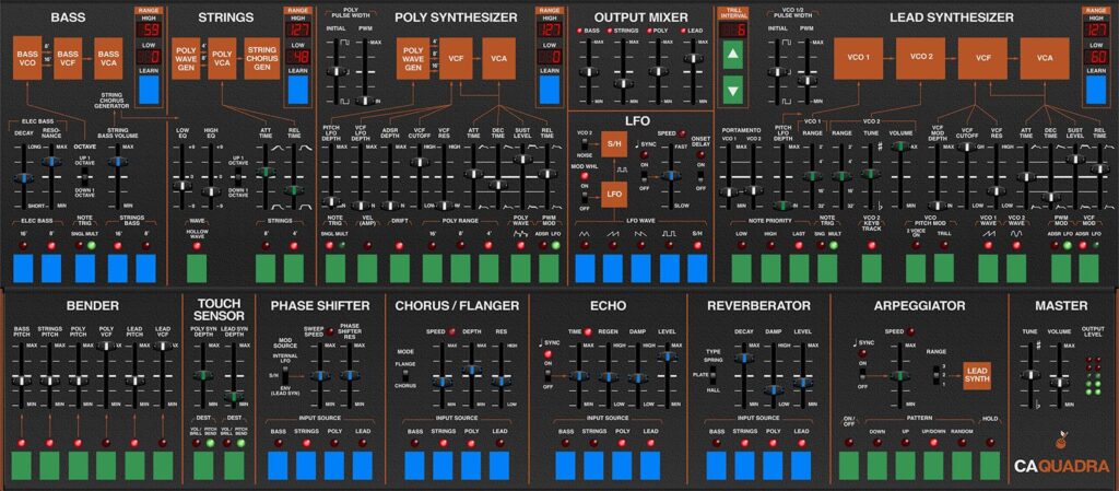 Cherry Audio Quadra Synthesizer - Slika 2