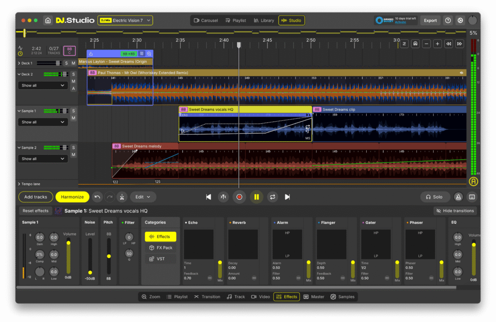 DJ.Studio Pro + Stems