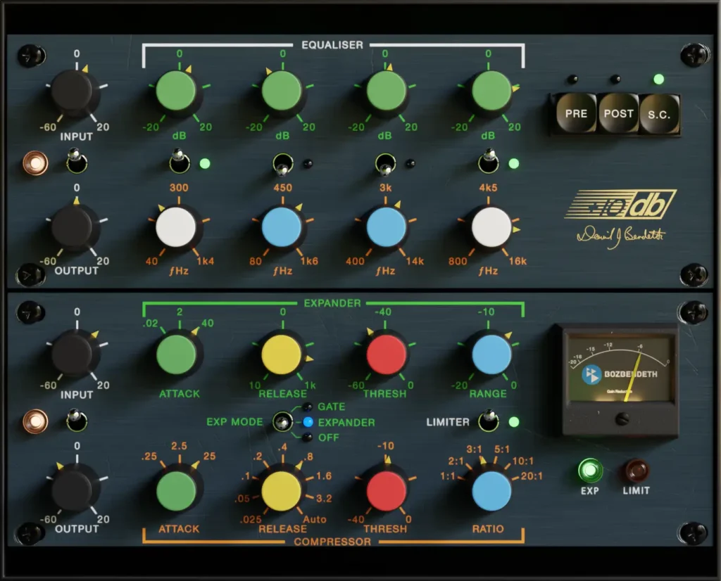 Boz +10dB Channel Strip