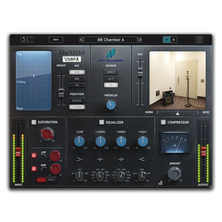 Kit Plugins BB Chamber A Reverb