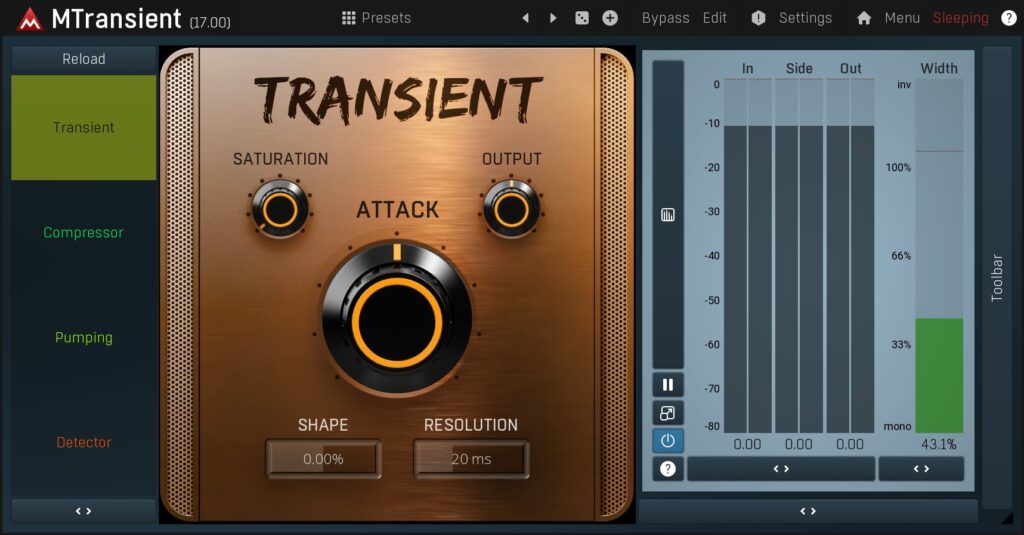 Melda MTransient