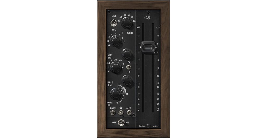UAD Helios Type 69 Preamp and EQ Collect