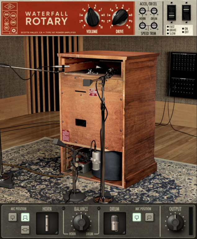 UAD Waterfall Rotary Speaker