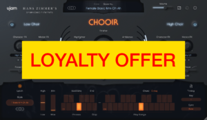 UJAM CHOOIR Loyalty Offer