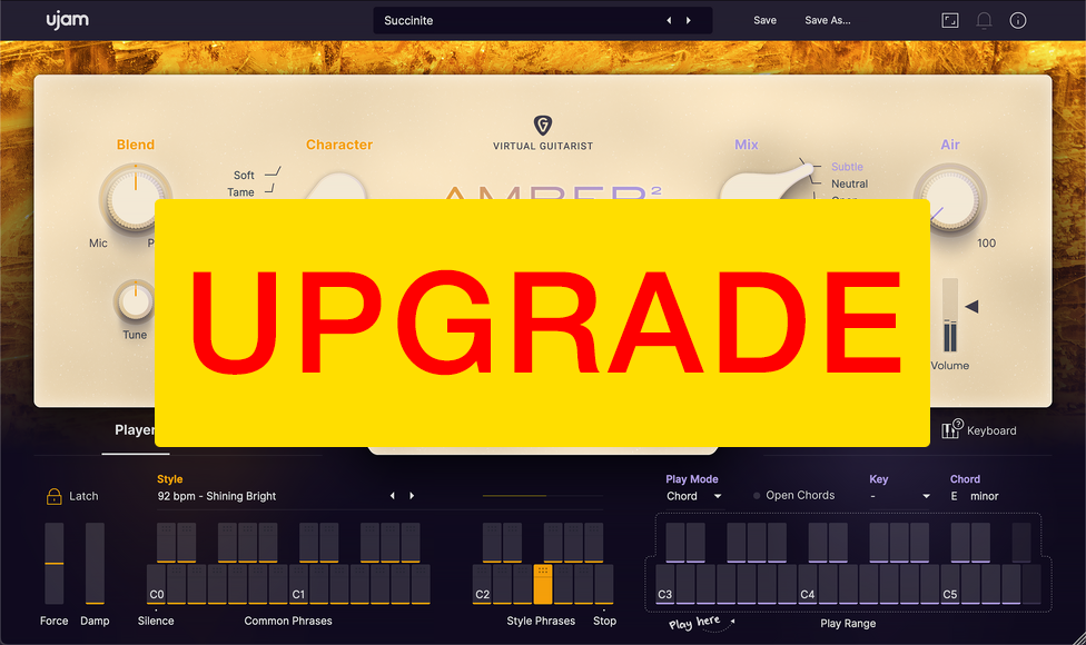UJAM Upgrade AMBER 2