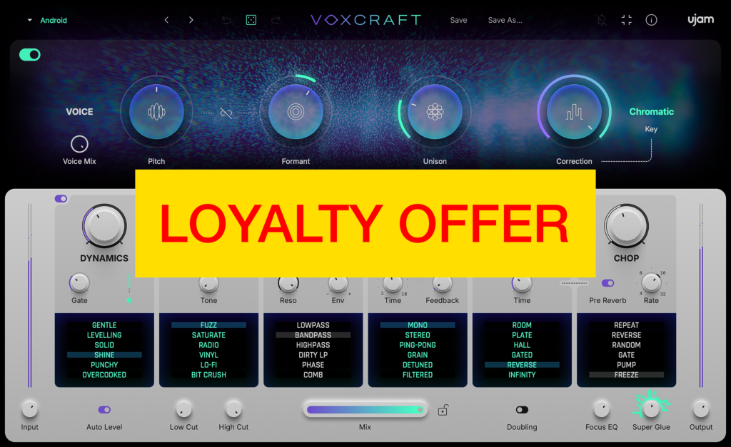 UJAM VOXCRAFT Loyalty Offer