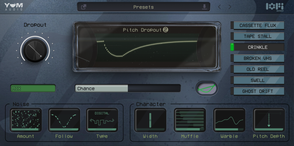 Yum Audio LoFi Pitch Dropout 2